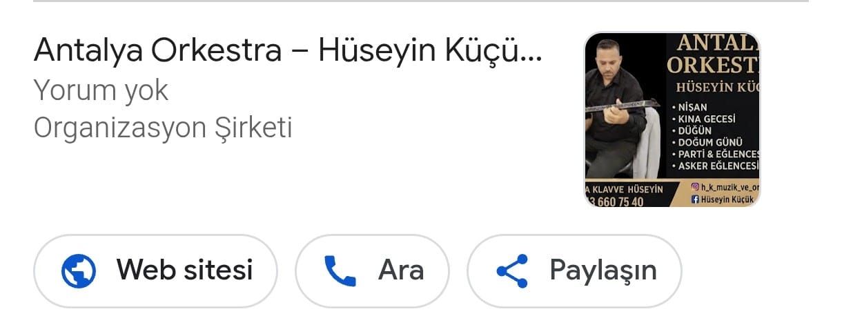 Antalya Orkestra Hüseyin Küçük