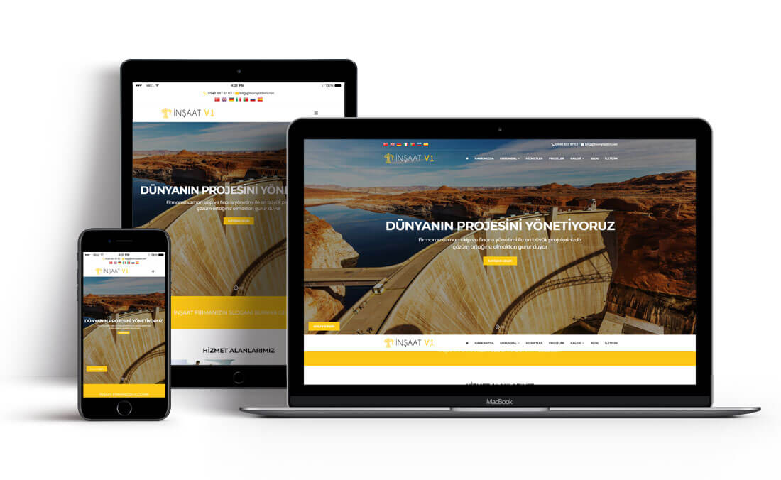 İnşaat Firma Sitesi 